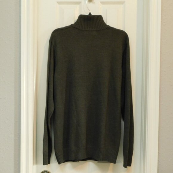 U.S. POLO ASSN. Mens 1/4 Zip Sweater Cable Knit  Size Large - Picture 2 of 4